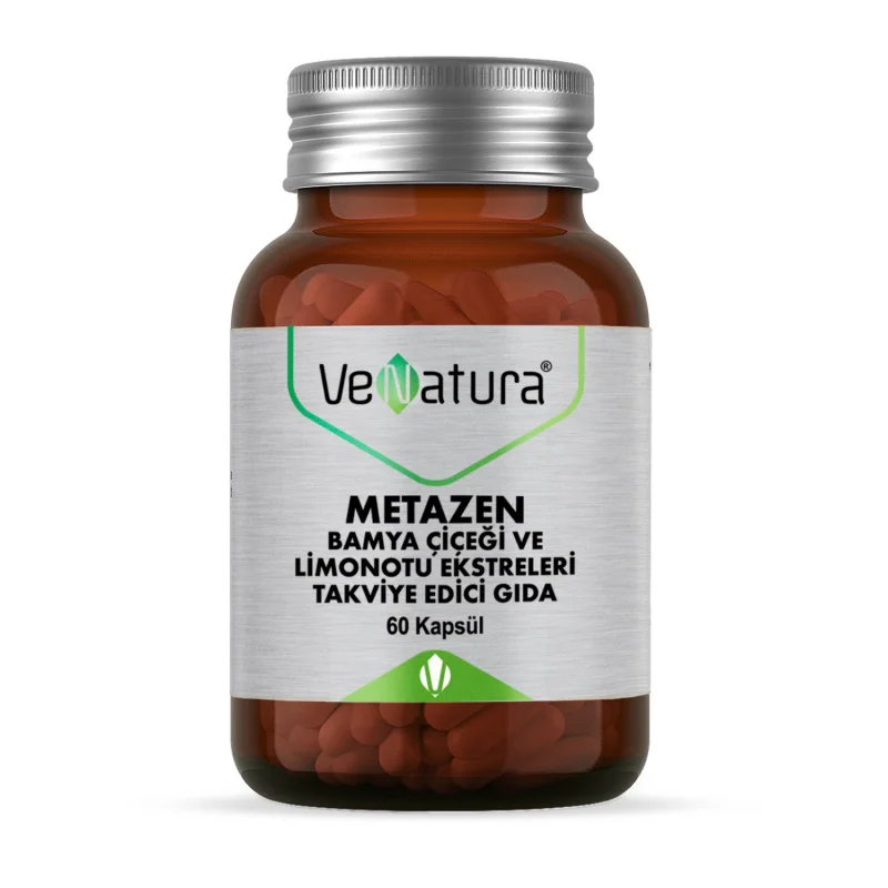 Venatura Metazen Bamya Çiceği Limon Otu 60 Kapsül