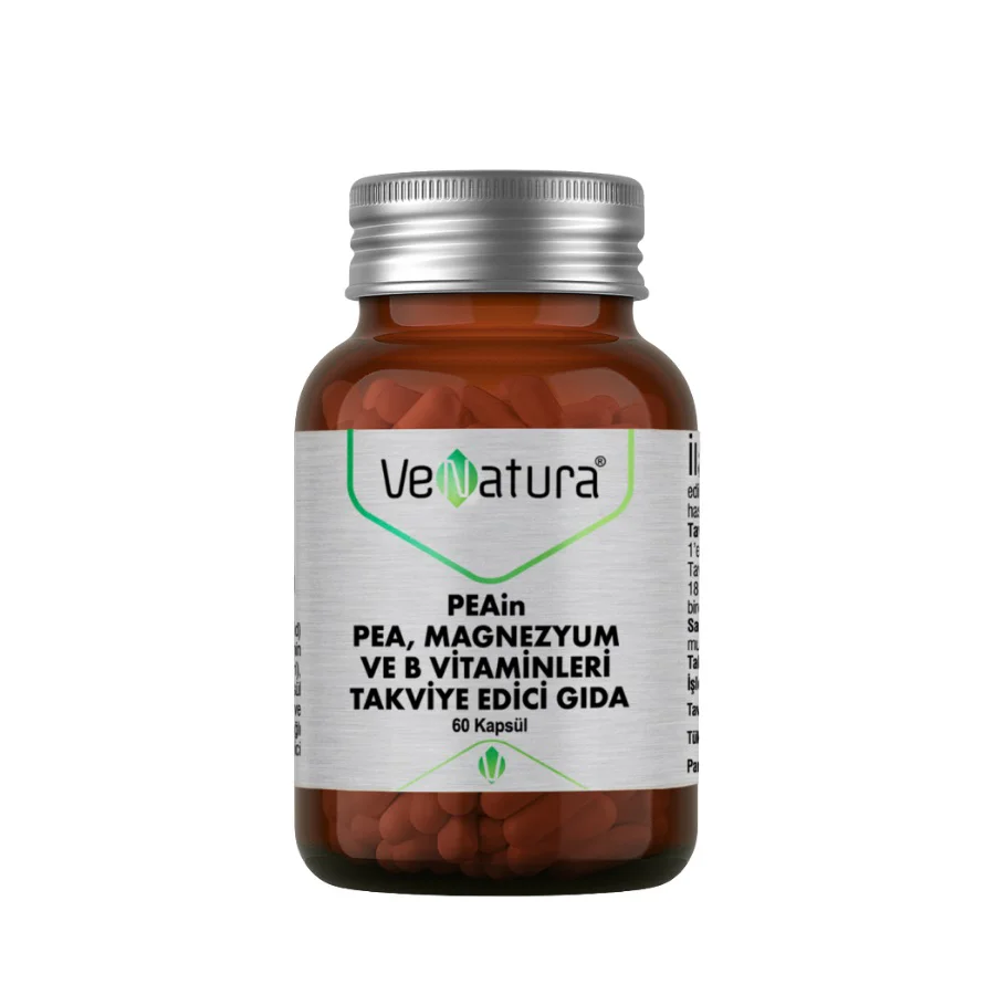 Venatura Peain PEA Magnezyum B Vitamin 60 Kapsül Venatura Peain PEA Magnezyum B Vitamin 60 Kapsül