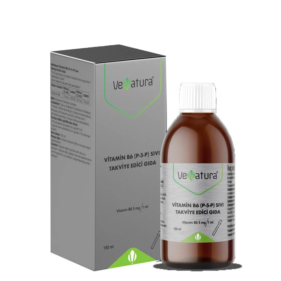 Venatura Vitamin B6 (P-5-P) Sıvı Şurup 150ML Venatura Vitamin B6 (P-5-P) Sıvı Şurup 150ML
