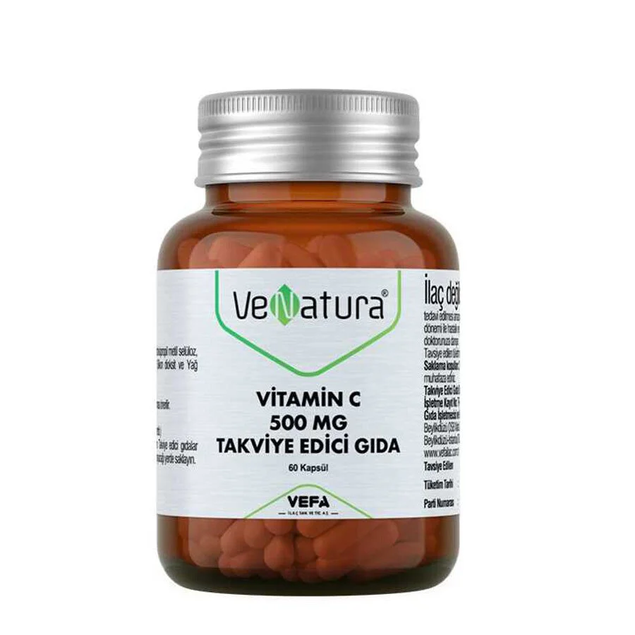 Venatura Vitamin C 500mg 60 Kapsül Venatura Vitamin C 500mg 60 Kapsül