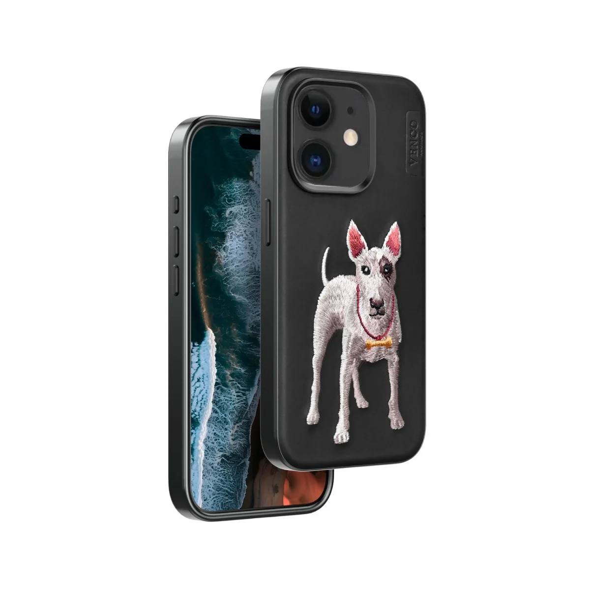 Venco Apple İphone 11 Perma Desenli Kapak - Siyah