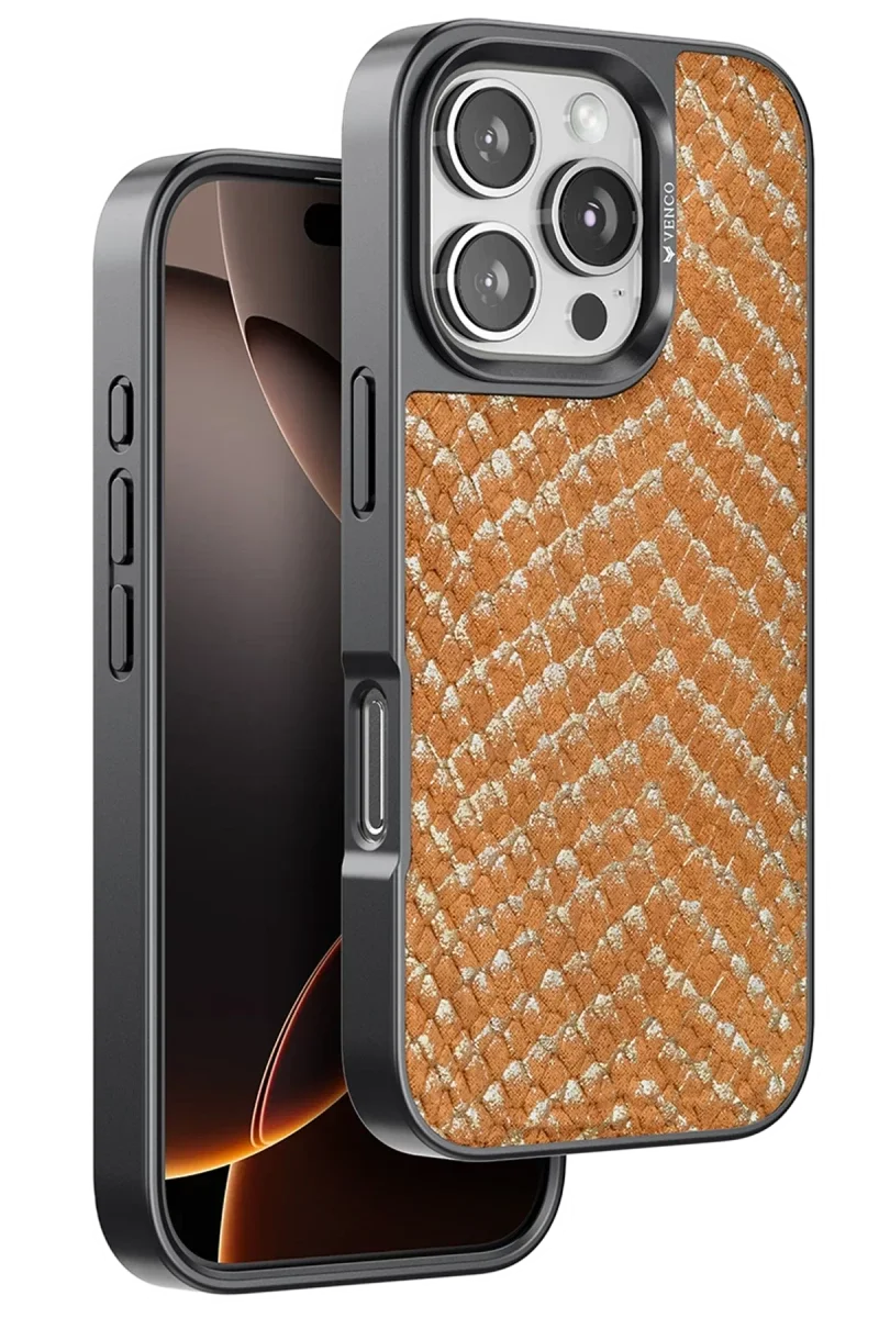 Venco Apple iPhone 16 Pro Viper Kapak - Kahverengi Venco Apple iPhone 16 Pro Viper Kapak - Kahverengi