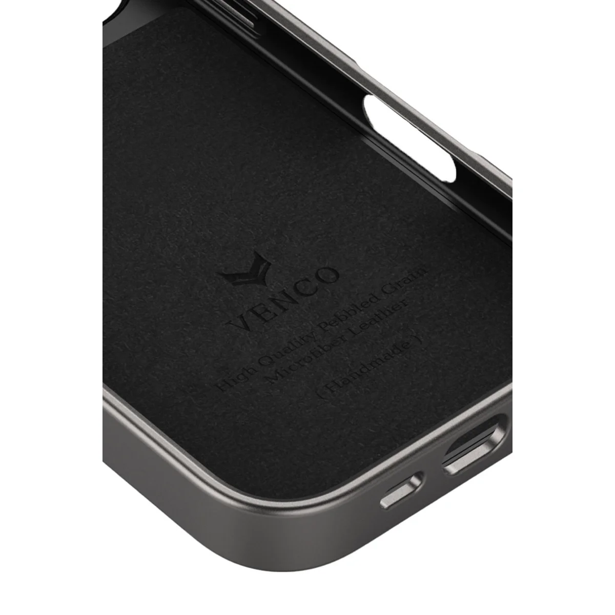 Venco Apple İphone 16 Pro Brand Kapak - Gümüş Venco Apple İphone 16 Pro Brand Kapak - Gümüş