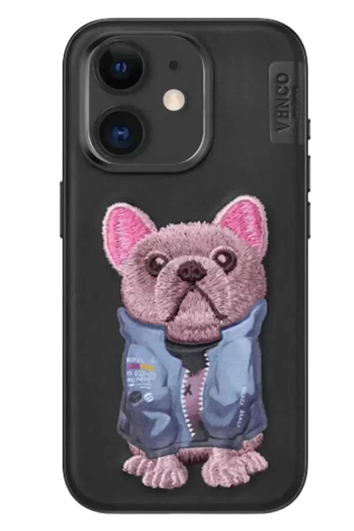 Venco İphone 11 Cute Desenli Kapak - Siyah