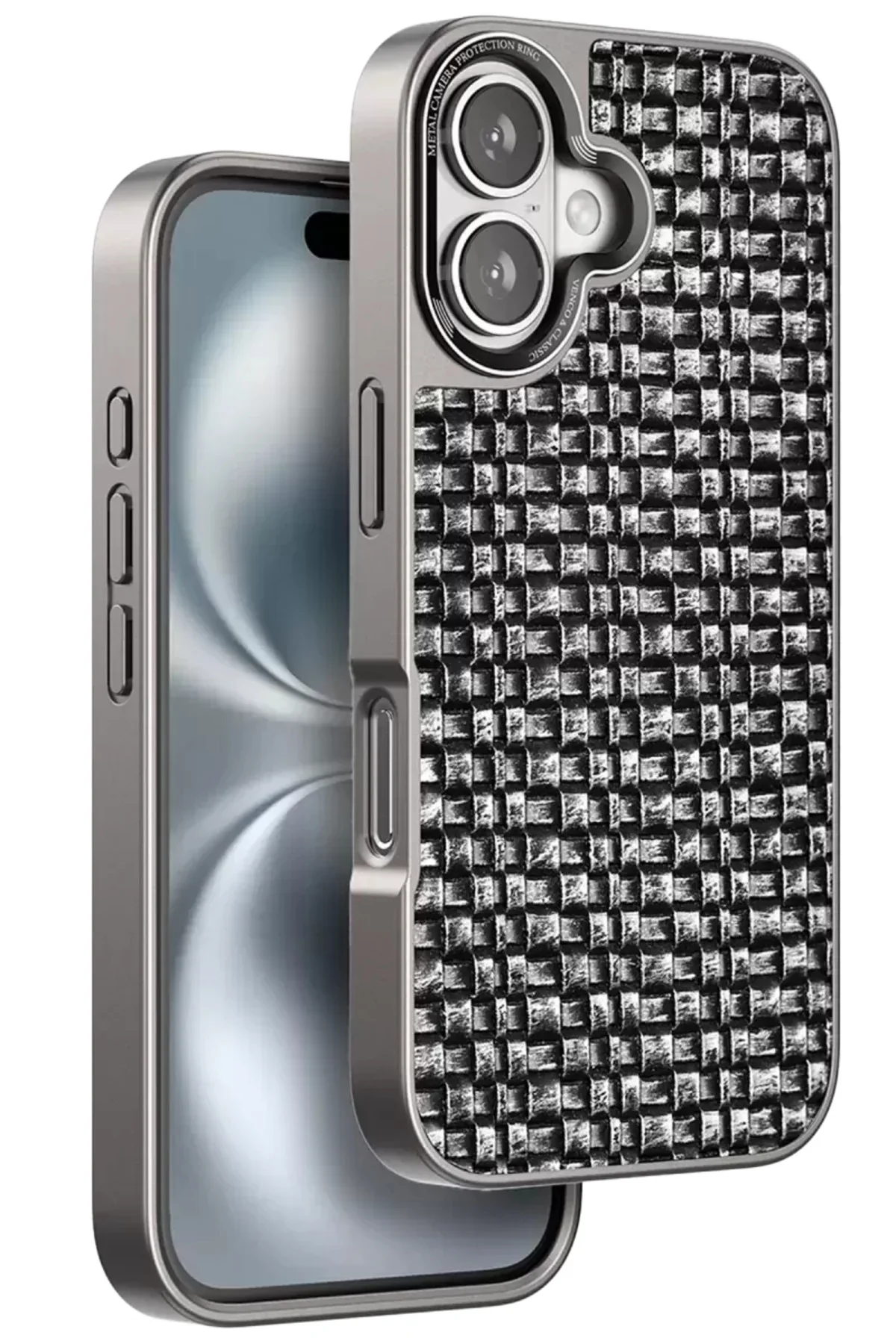 Venco İphone 16 Brand Kapak - Gümüş