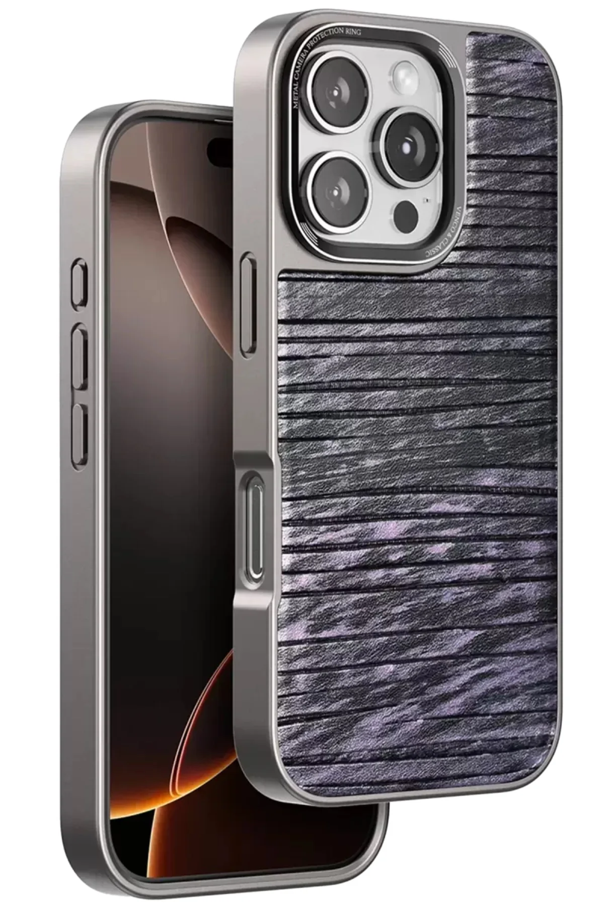 Venco İphone 16 Pro Max Wave Kapak - Derin Mor