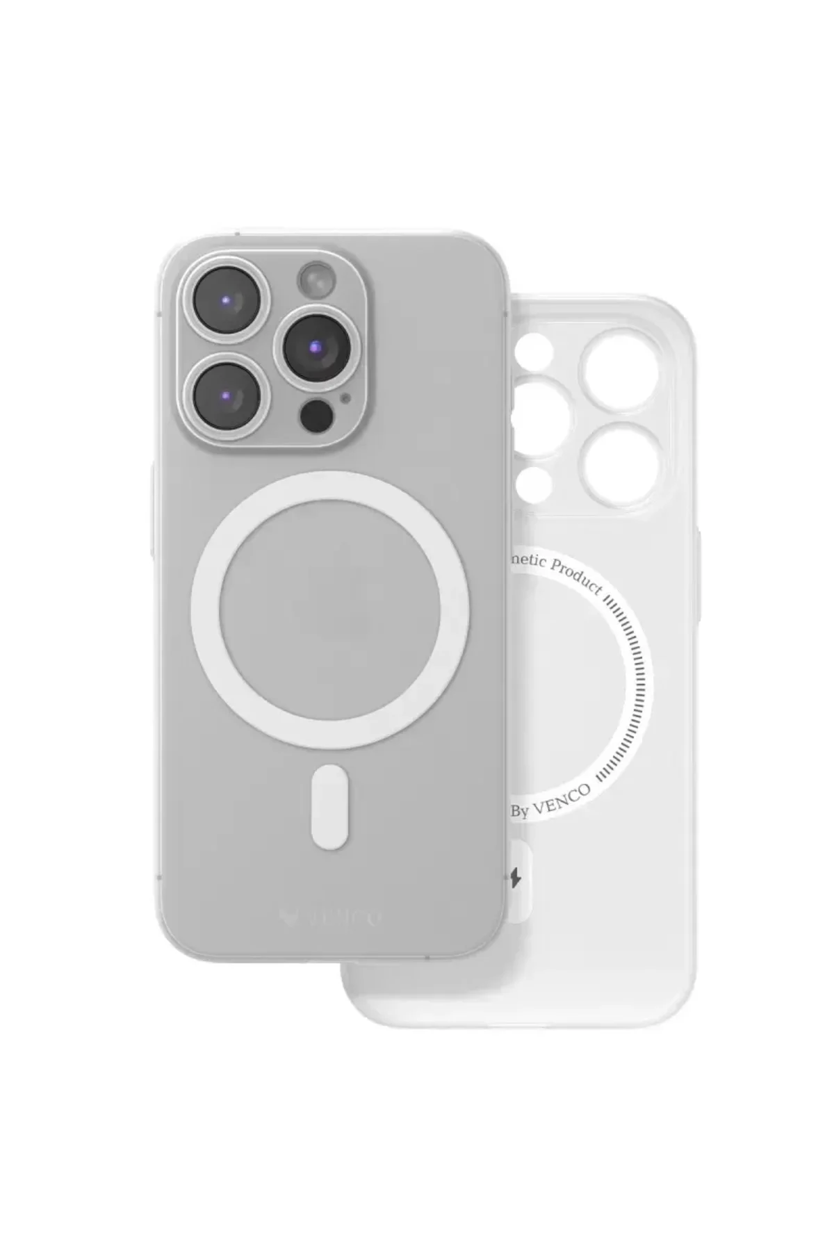 Venco İphone 16 Pro Max Sense Magsafe Kapak - Şeffaf