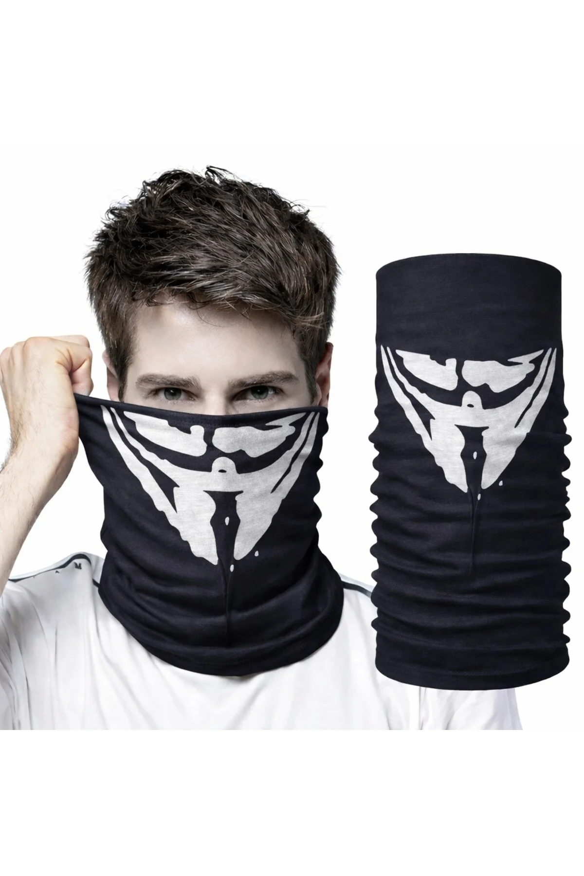 Vendetta Maskesi Desenli Bandana – Çok Amaçlı Yüz Boyunluk Bandana 4 No