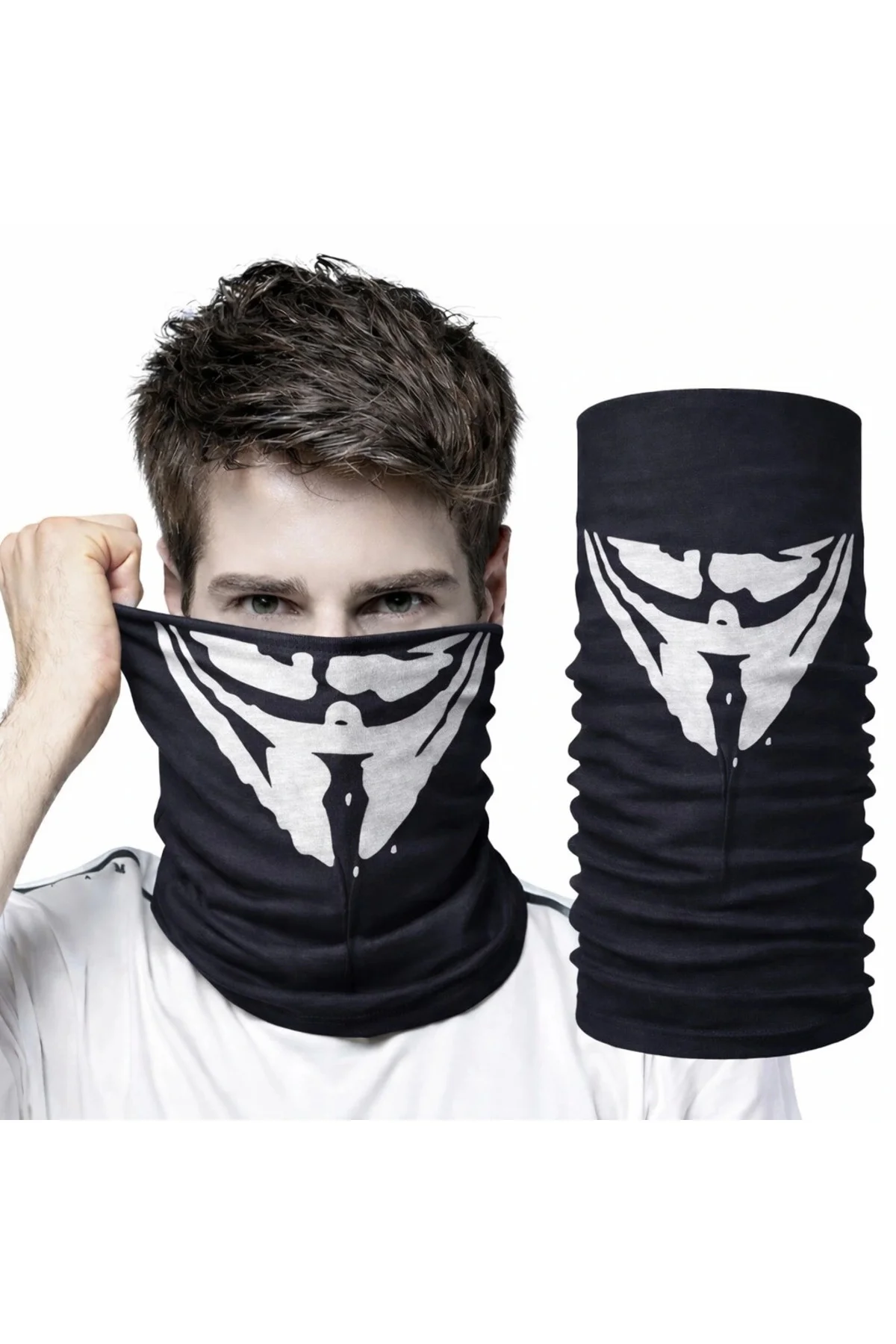 Vendetta Maskesi Desenli Baf Bandana – Çok Amaçlı Yüz Boyunluk Ba