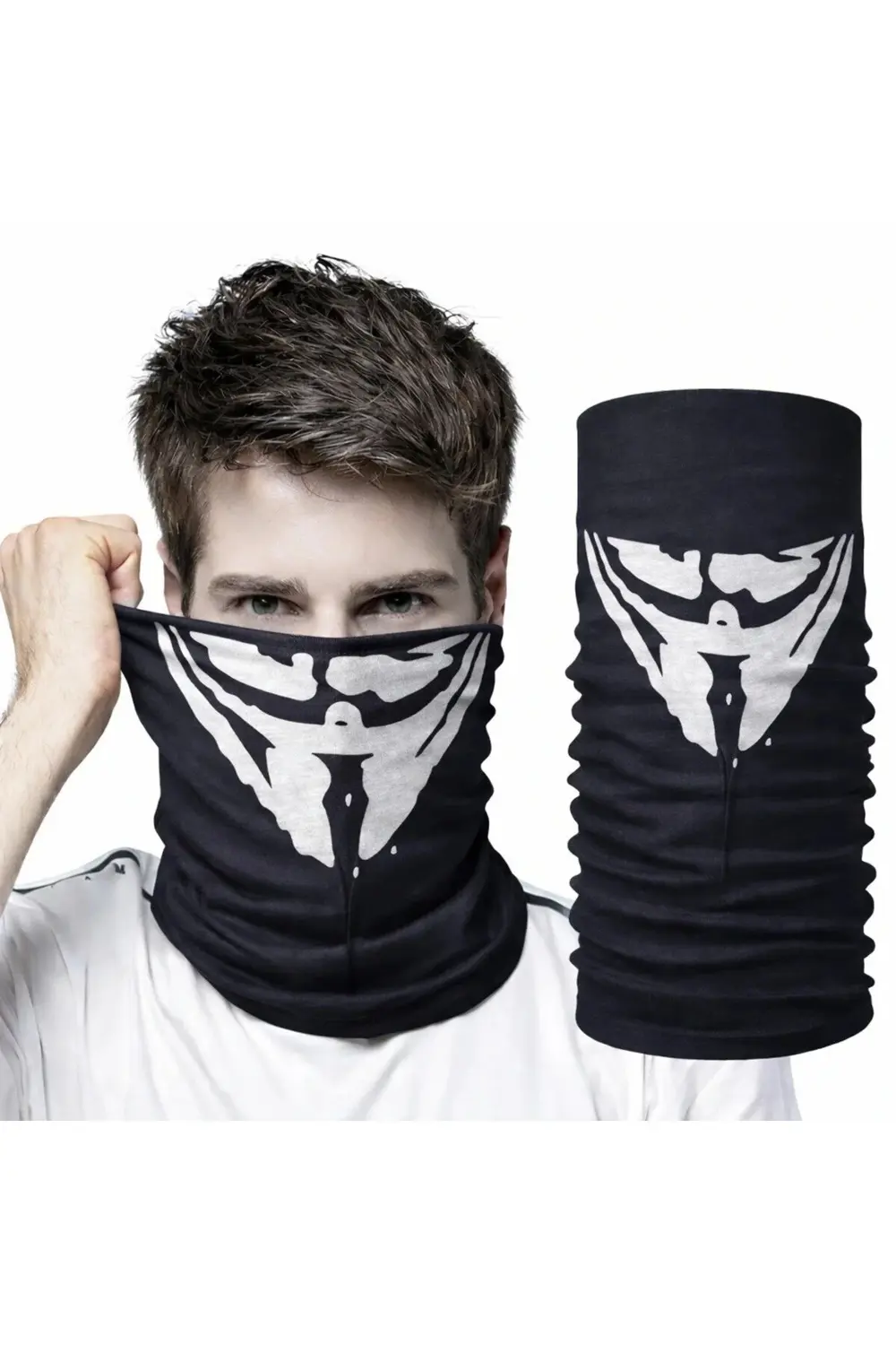 Vendetta Maskesi Desenli Baf Bandana – Çok Amaçlı Yüz Boyunluk Ba