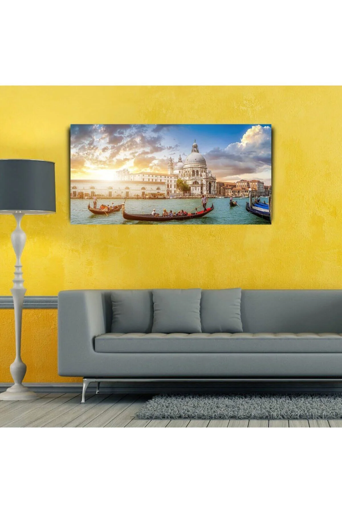 Venedik Canvas Tablo (60x120)