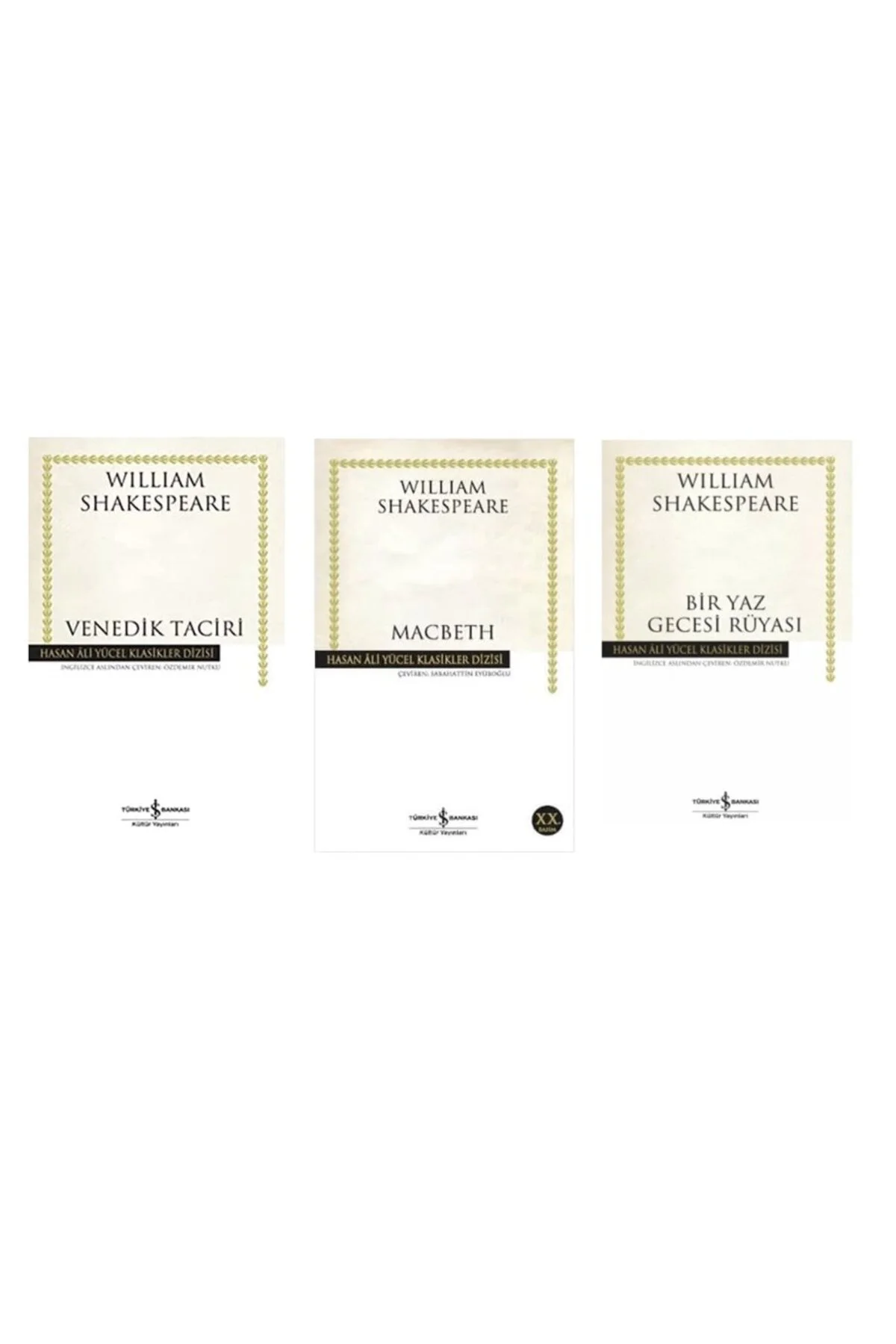 venedik taciri + macbeth + bir yaz gecesi ruyasi = 3 set Fiyatı, Yorumları ve Özellikleri