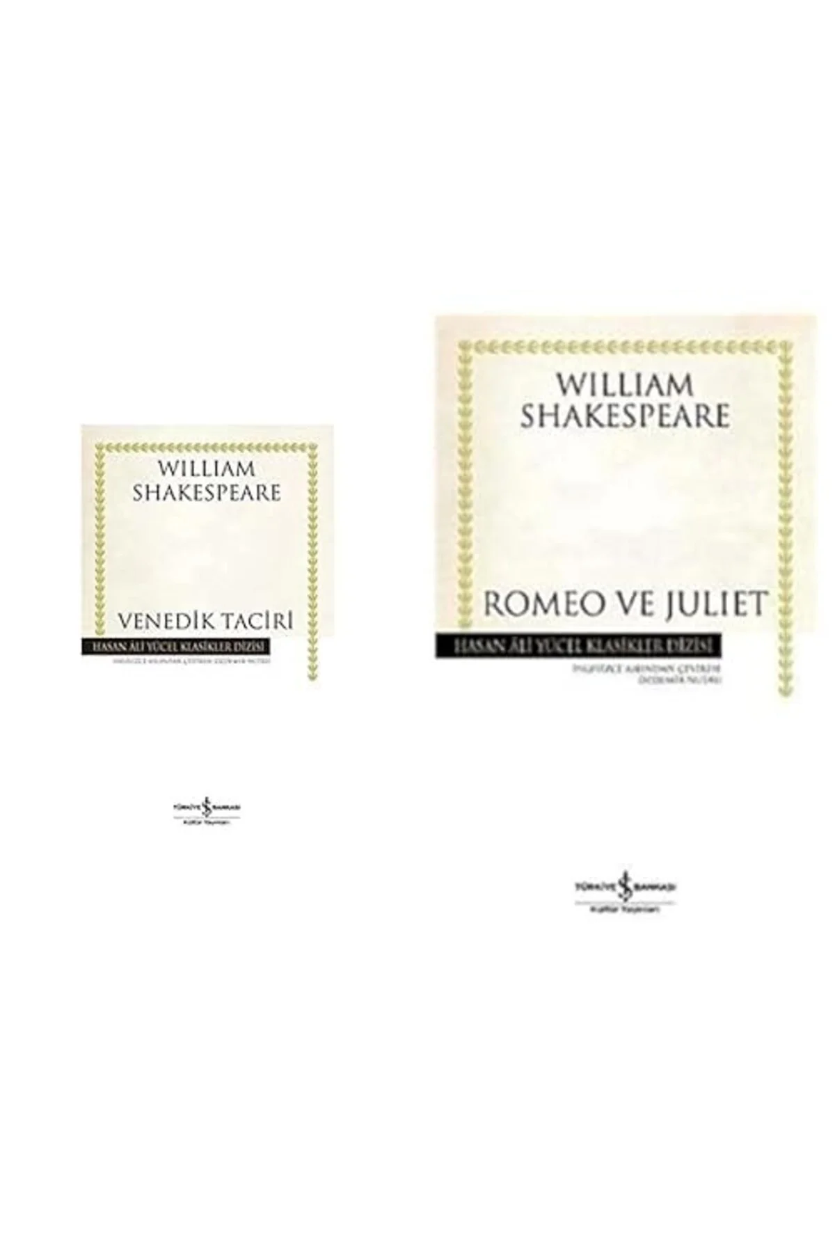 venedik taciri + romeo julliet = 2 set