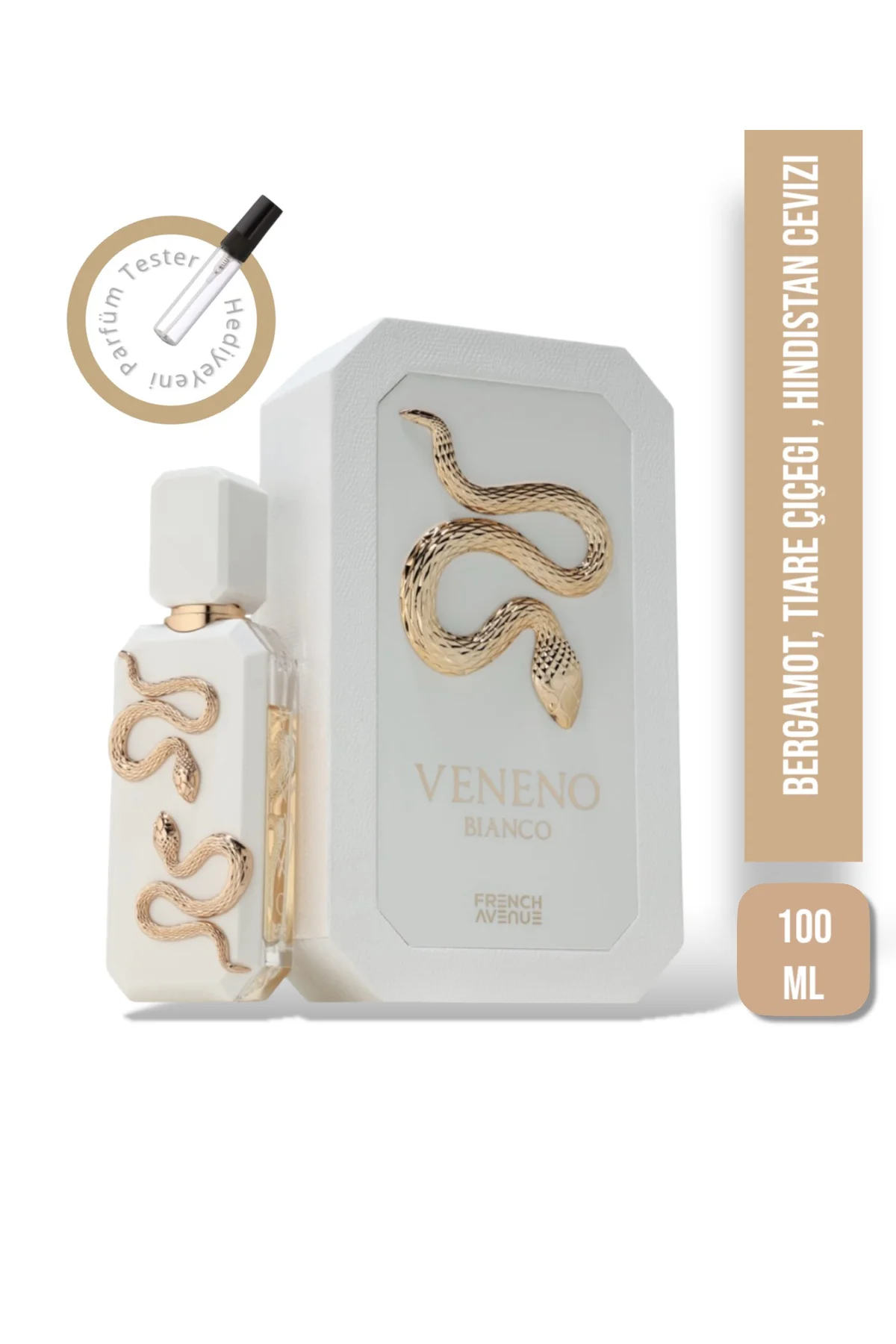 VENENO BIANCO PARFÜM 100 ML - FRENCH AVENUE VENENO BIANCO PARFÜM 100 ML - FRENCH AVENUE