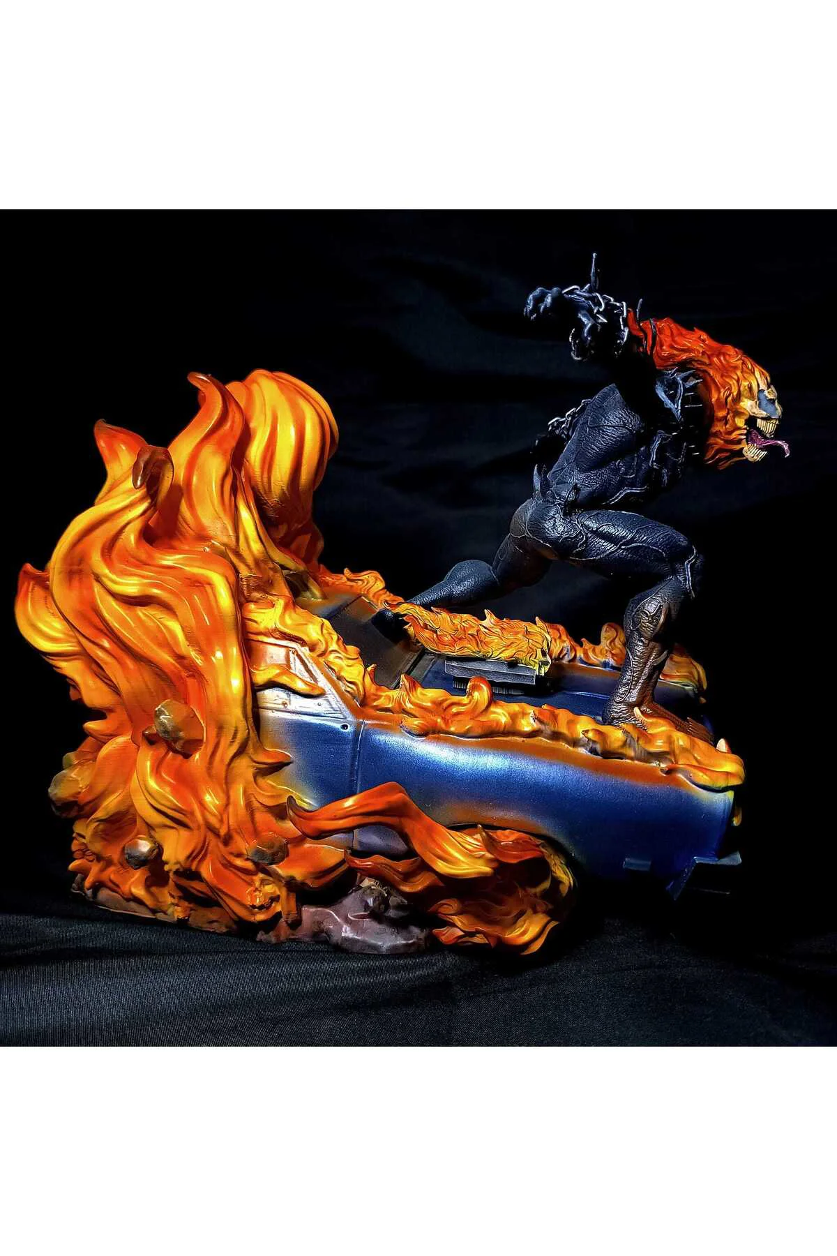 Venom Ghost Rider Figür Hayalet Sürücü Figür 25CM Büyük Boy