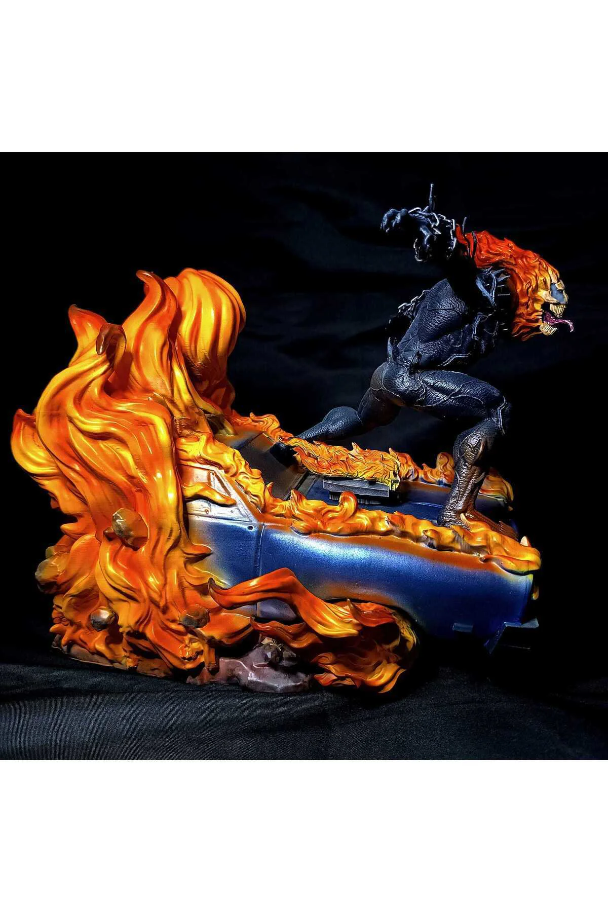 Venom Ghost Rider Figür Hayalet Sürücü Figür 25CM Büyük Boy