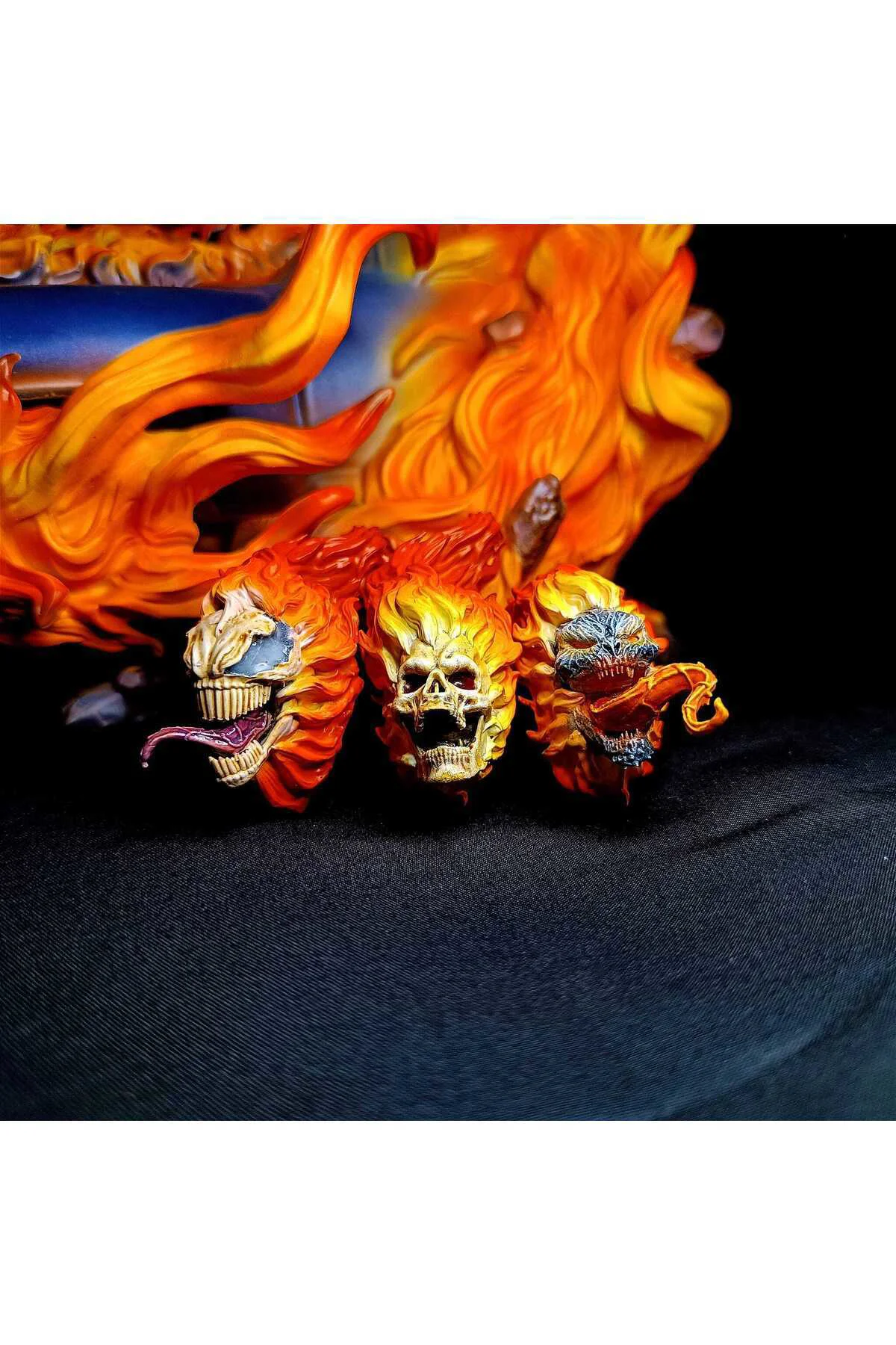 Venom Ghost Rider Figür Hayalet Sürücü Figür 25CM Büyük Boy
