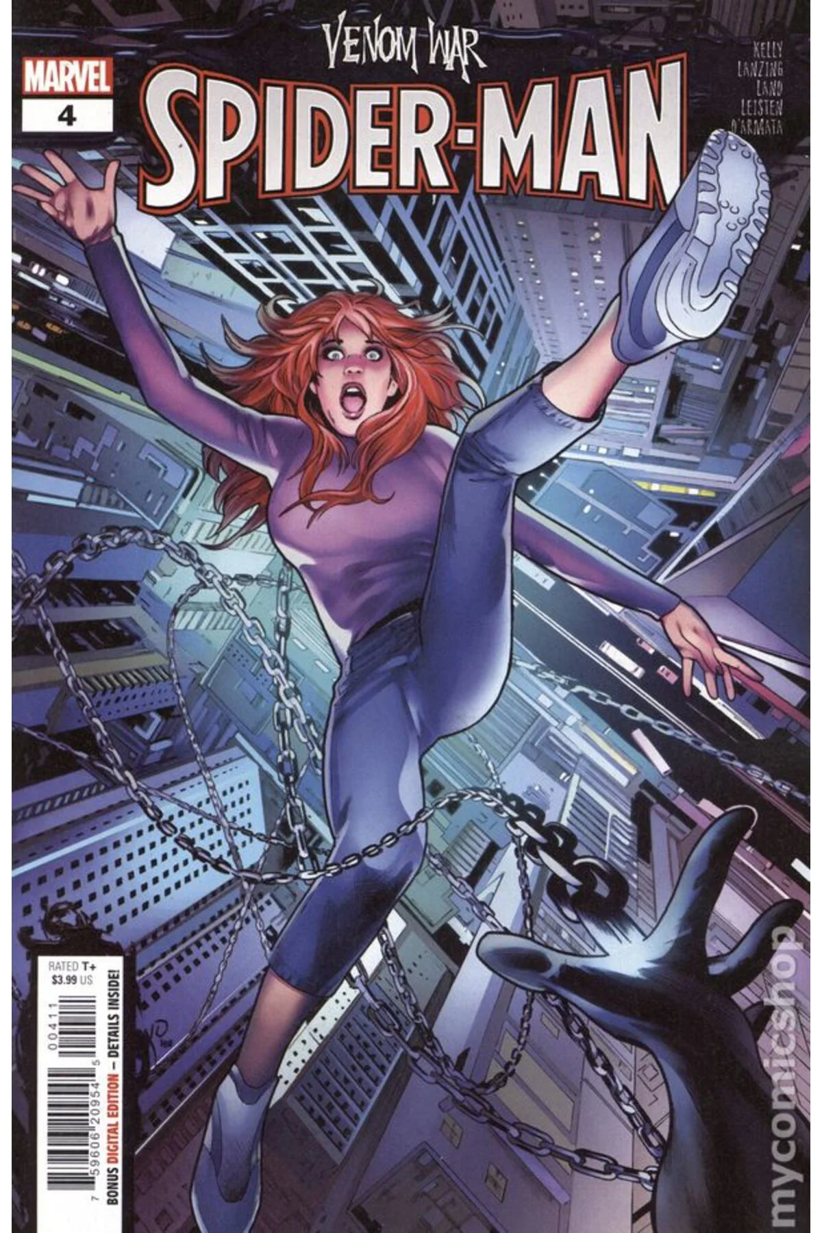 Venom War Spider-Man #4A (ingilizce)
