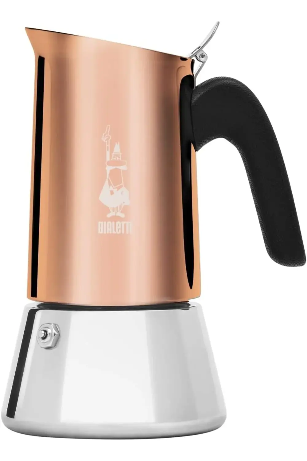 - Venus: 4 Cups Ocak Üstü Espresso Pişirici - 170ml -, Gümüş Renk