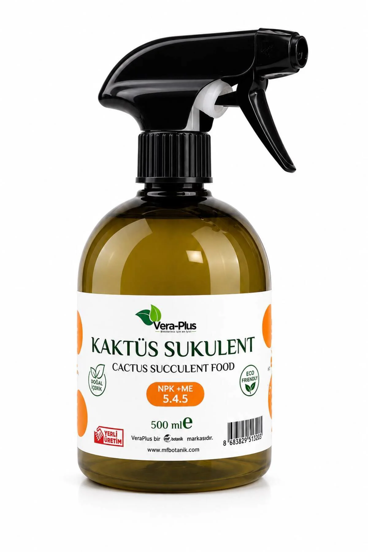 Vera Plus Kaktüs Sukulent Besini Yaprak Gübresi 500 Ml