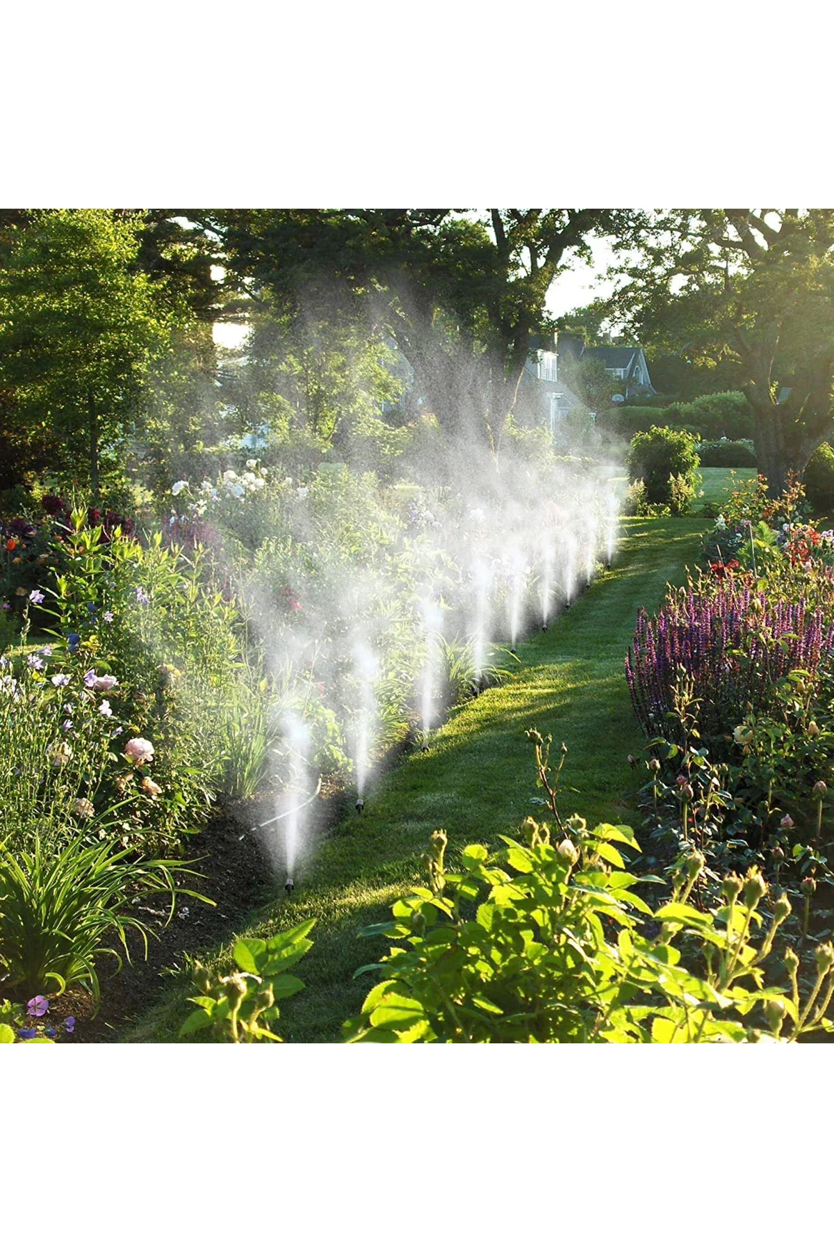 Veranda Sera Havuz Alanları Su Sisi Sistemi Dış Mekan Soğutma Kit