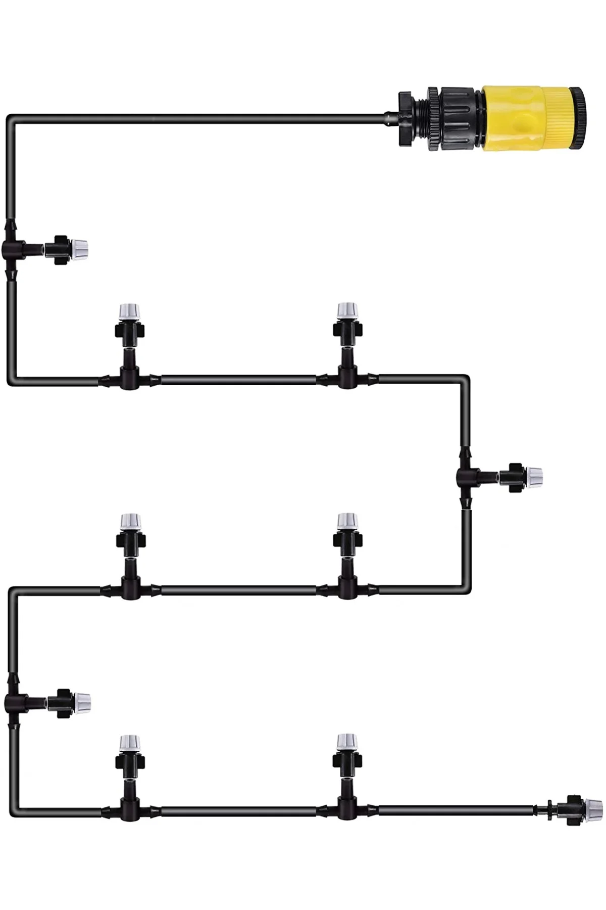 Veranda Sera Havuz Alanları Su Sisi Sistemi Dış Mekan Soğutma Kit