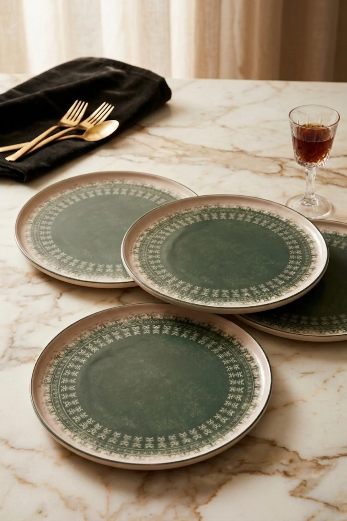 Verde Royale Pasta Tabağı 4'lü 22cm