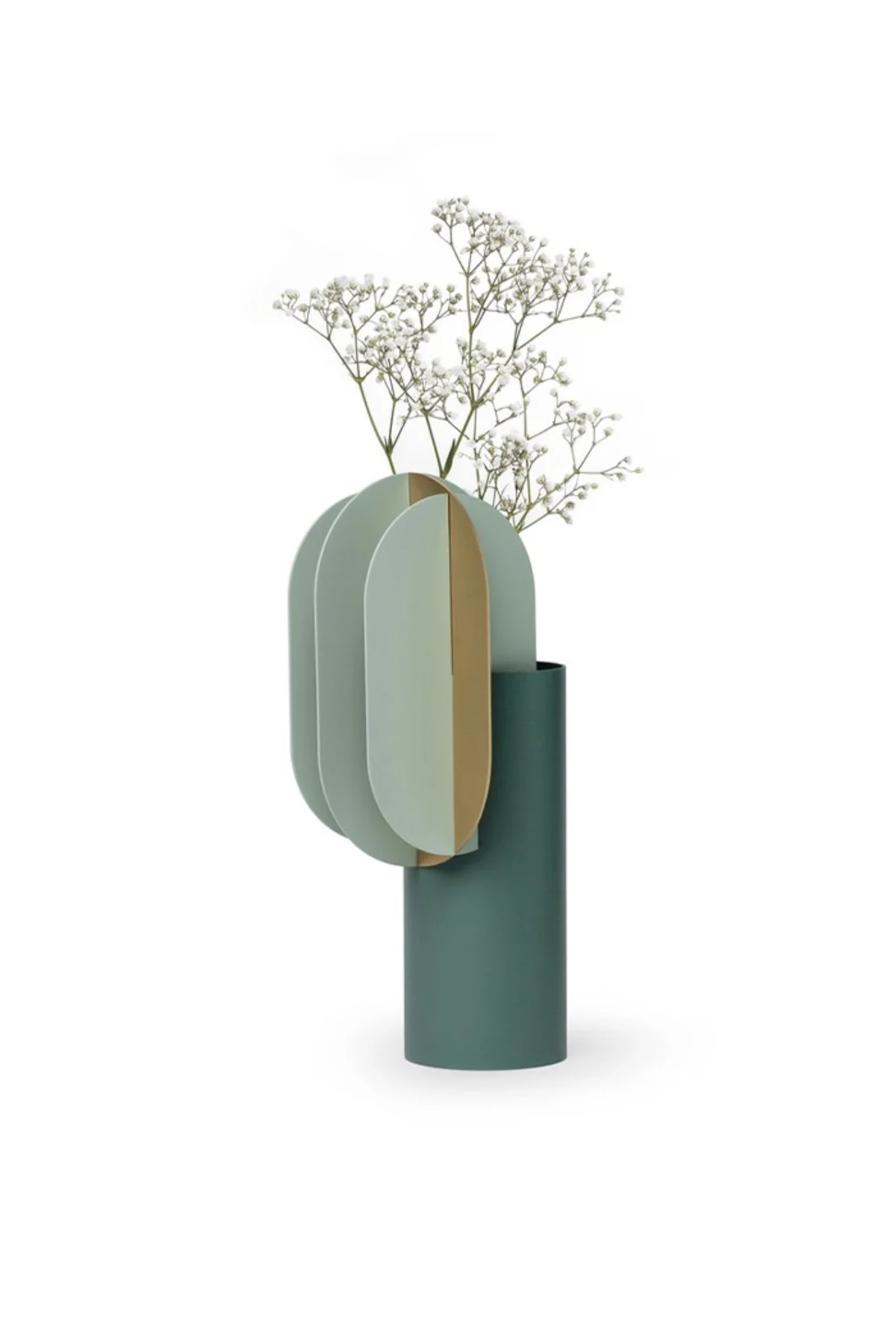 Verde Soyut Vazo Büyük Boy 25 CM Dekoratif Sert Plastik Soyut Vazo