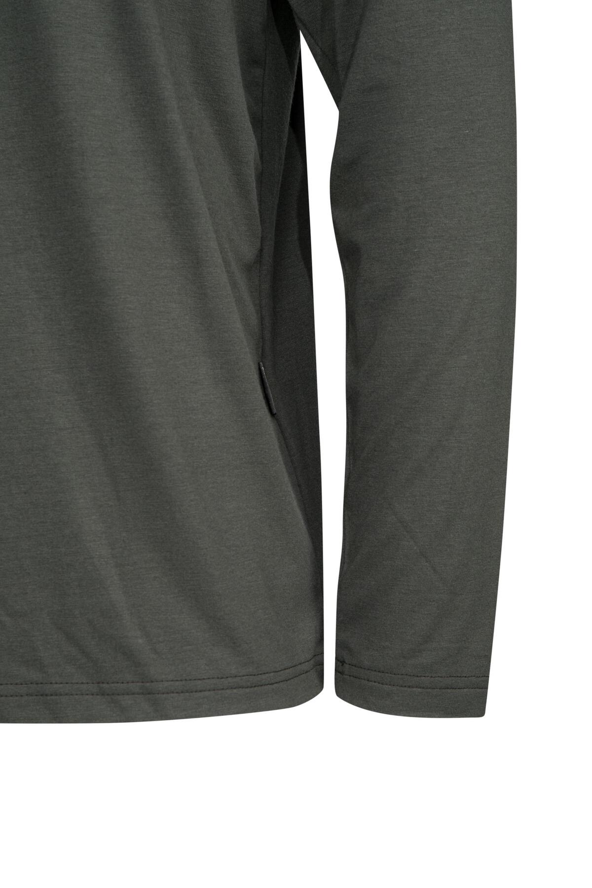 2As Vernon Erkek Uzun Kol Viloft T-Shirt Antrasit