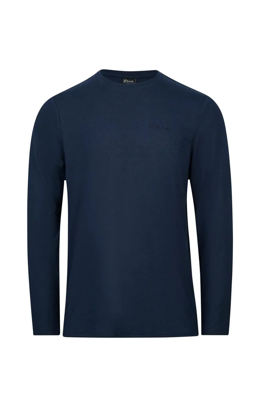 Vernon Erkek Uzun Kol Viloft T-Shirt Lacivert
