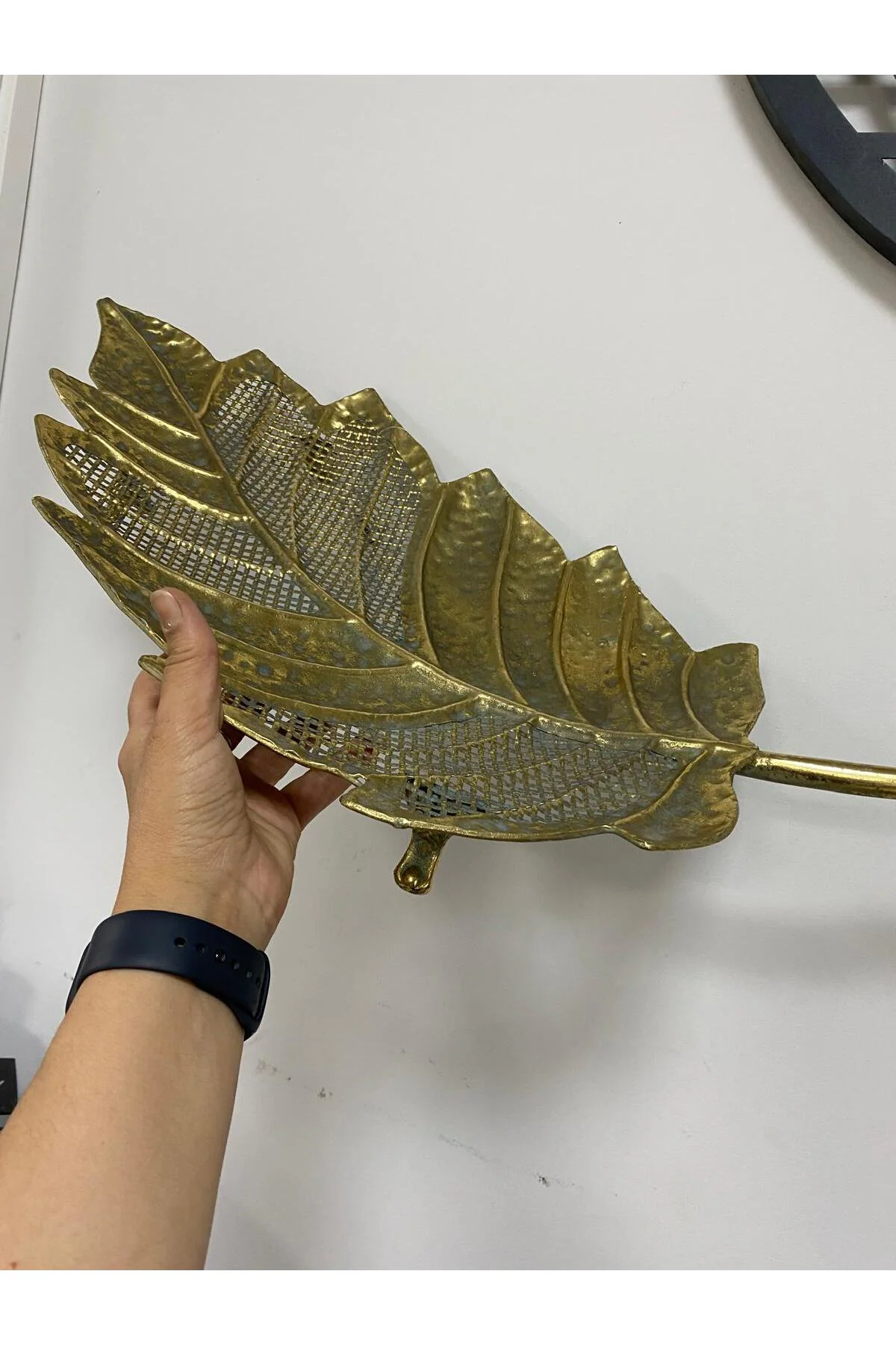 Vero Metal Yaprak Tabak Dekoratif Orta Boy 65*30 cm Fiyatı, Yorumları ve Özellikleri