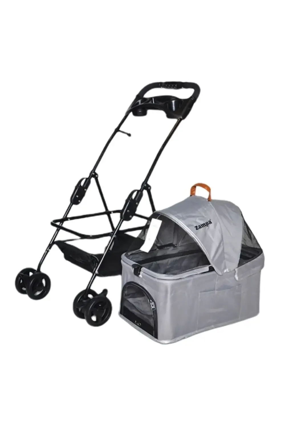 Verstappen Kedi Köpek Arabası 45x64x96cm Gri