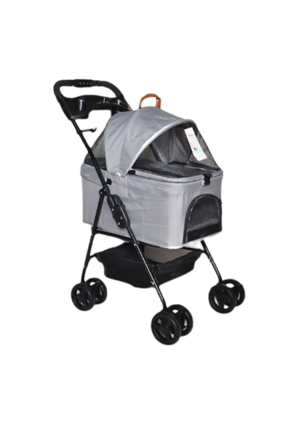 Verstappen Kedi Köpek Arabası 45x64x96cm Gri