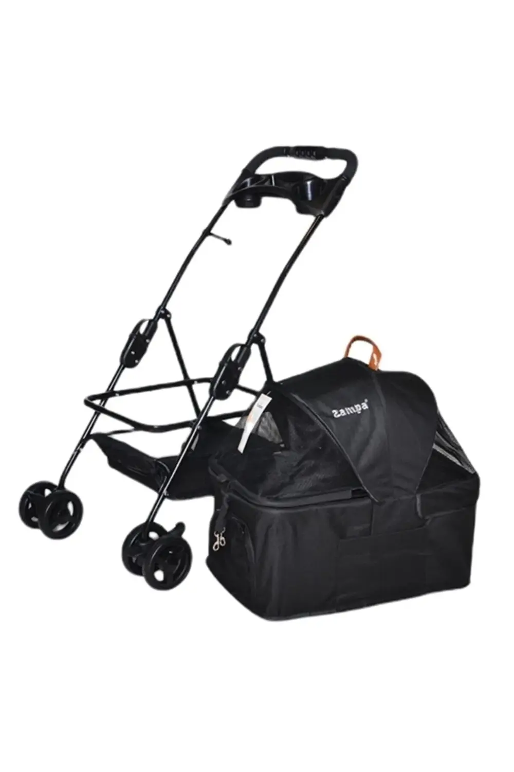 Verstappen Kedi Köpek Arabası 45x64x96cm Siyah