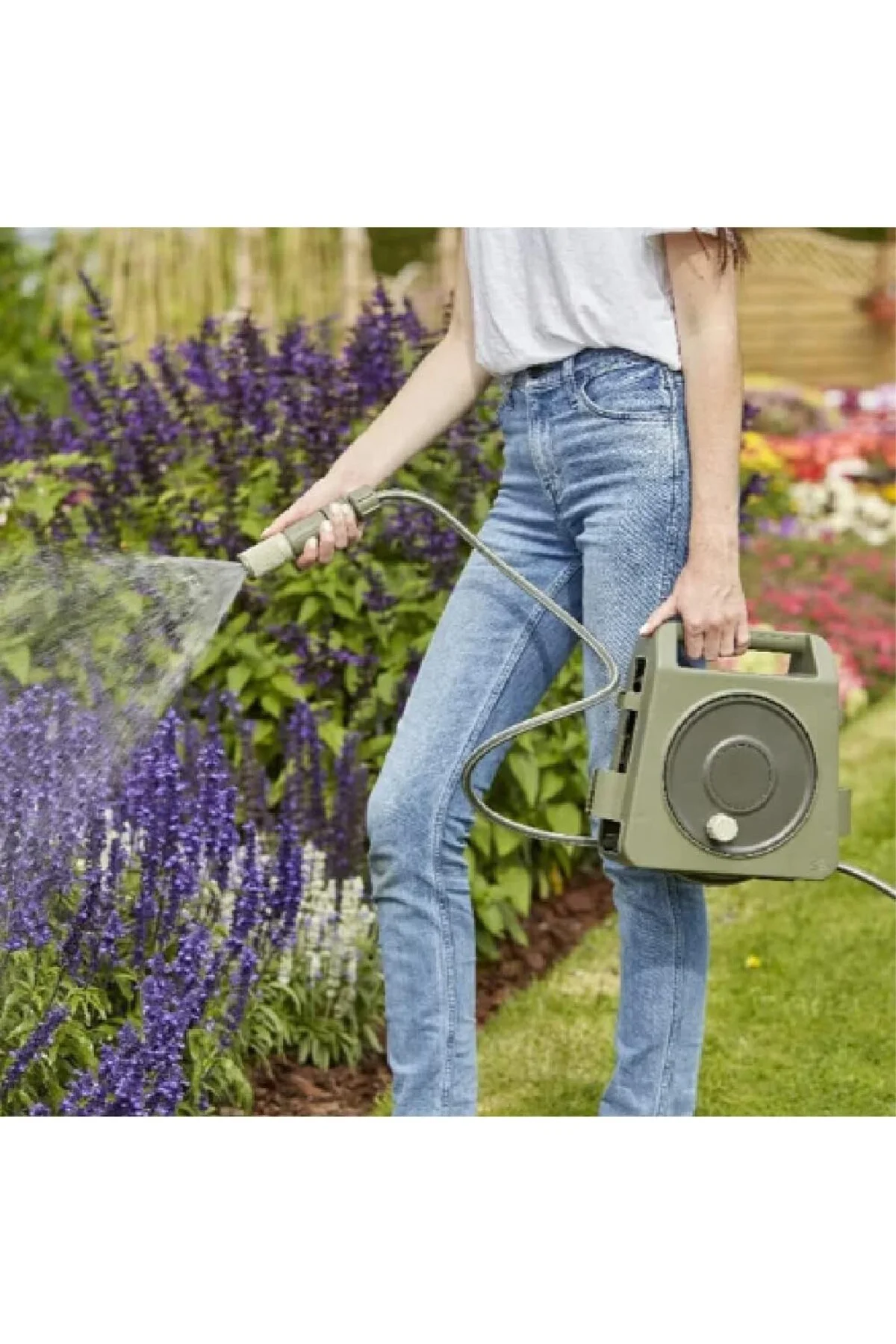 Verve Mikro Hortum + Makarası 10 Metre, Bahçe Sulama Hortumu