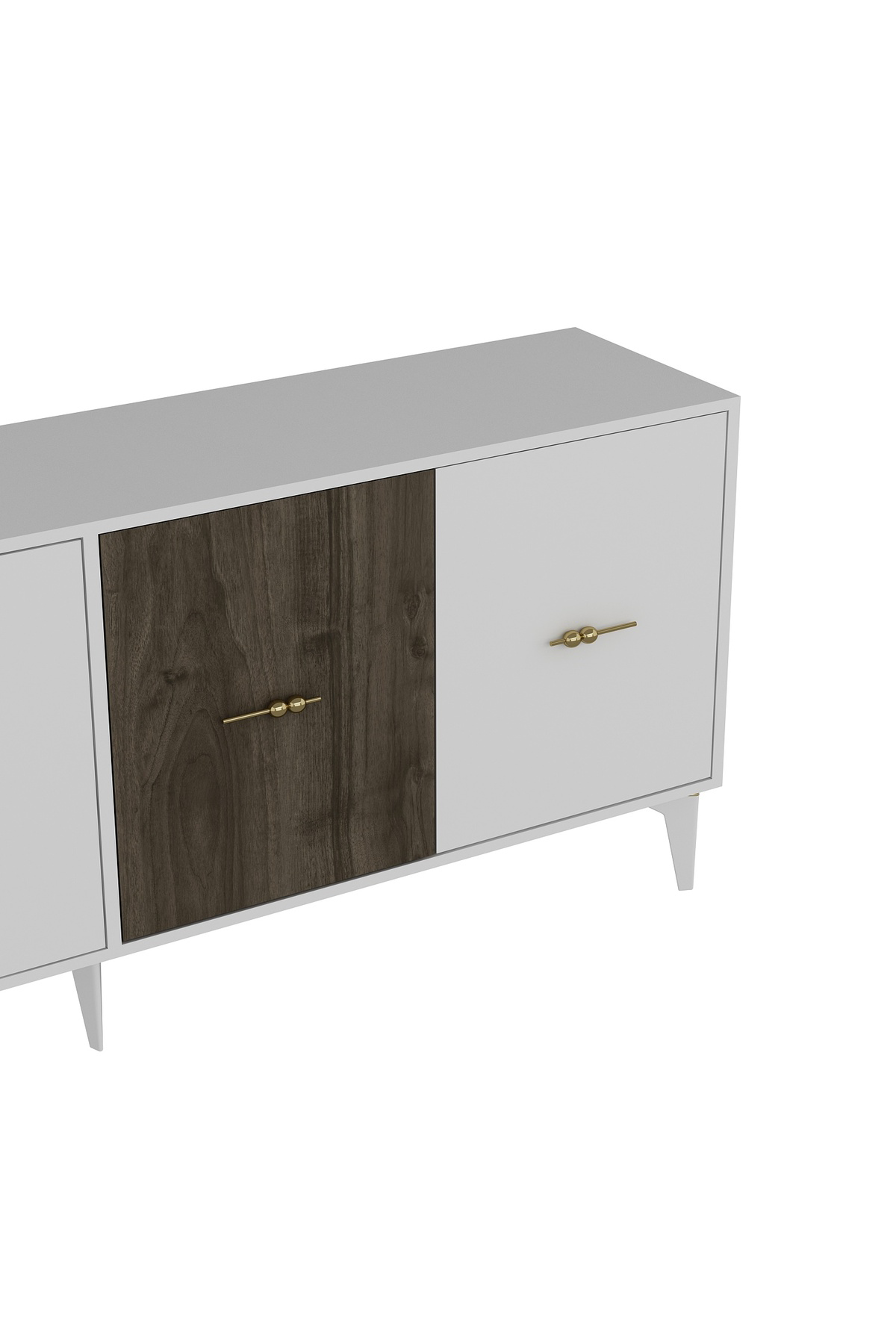 VERYY 180 CM KONSOL (KX180) BEYAZ-CEVİZ