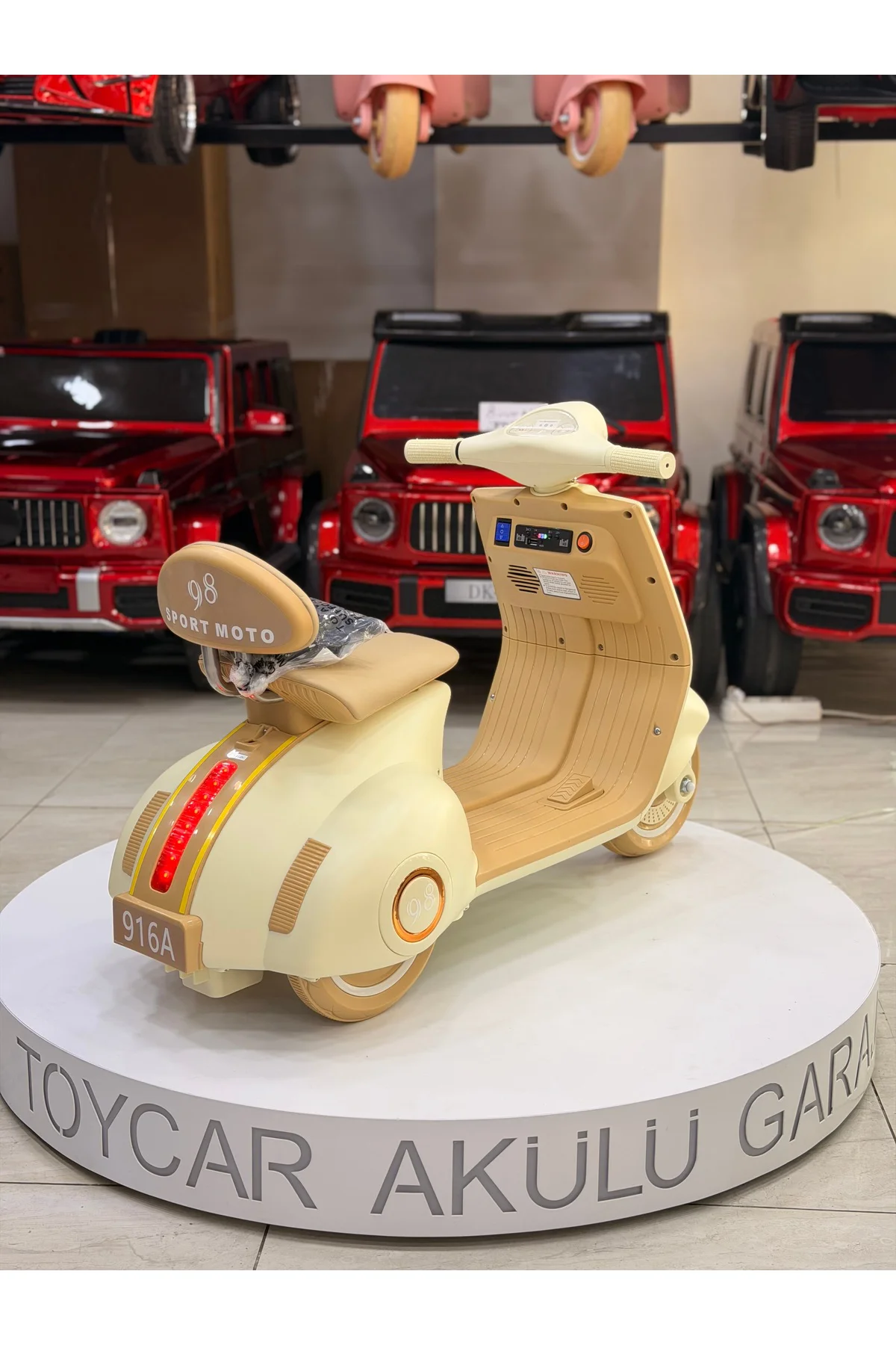 VESPA AKÜLÜ MOTOR 3-9 YAŞ