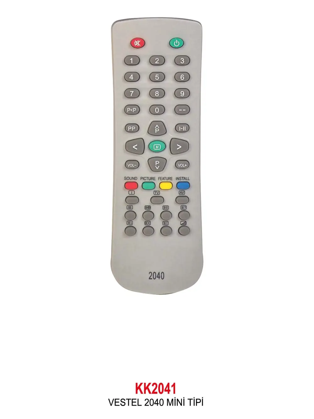 VESTEL 2040 MİNİ TİPİ KUMANDA VESTEL 2040 MİNİ TİPİ KUMANDA