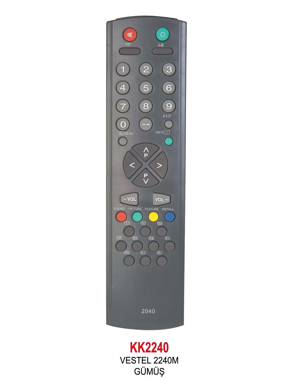 VESTEL 2240M GÜMÜŞ KUMANDA