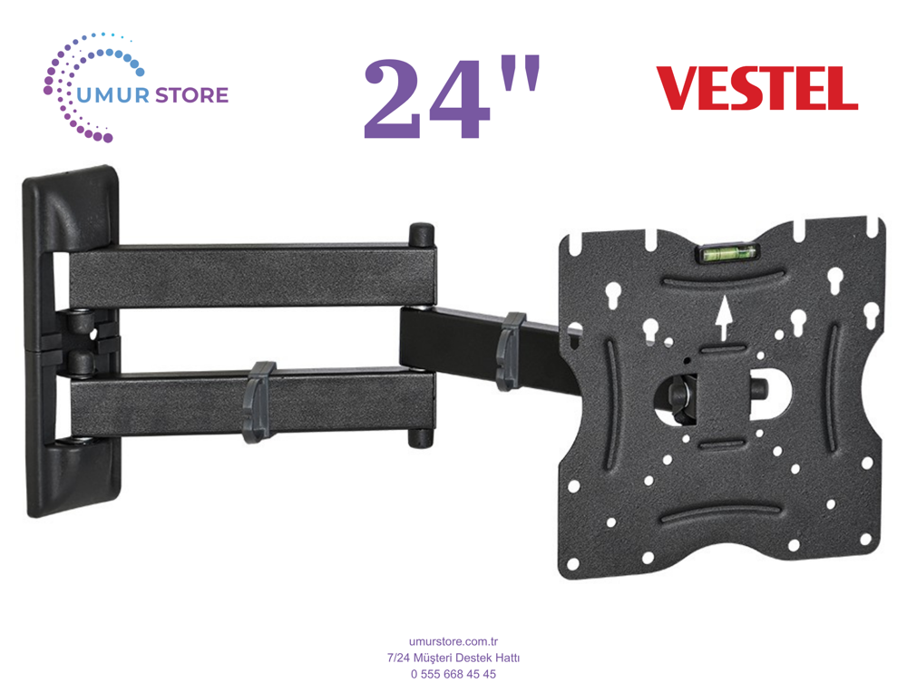 VESTEL 24H8750 24 inç / 22”- 49” Lcd Led Televizyon Hareketli Duv VESTEL 24H8750 24 inç / 22”- 49” Lcd Led Televizyon Hareketli Duv