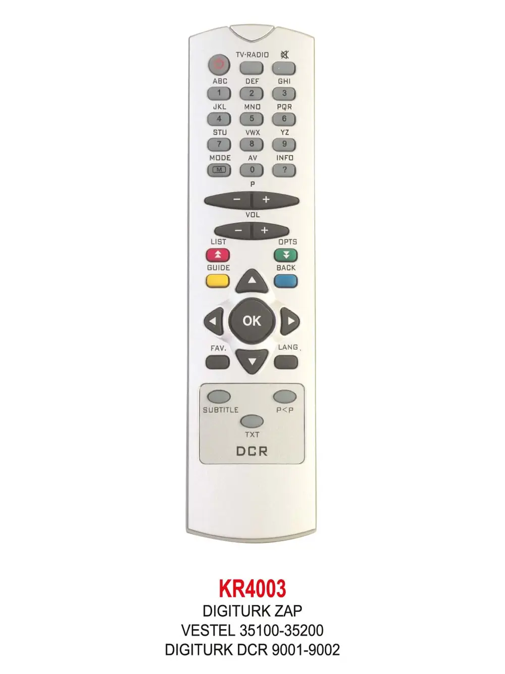VESTEL 35100-35200 UYDU KUMANDASI
