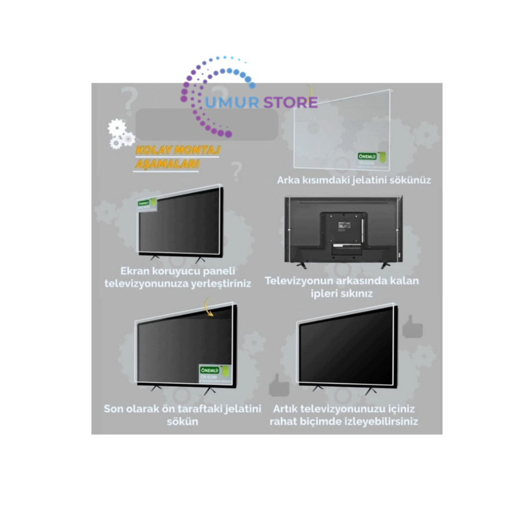 Herz Vestel 58Ua9631 58İnç Tv Ekran Koruyucu