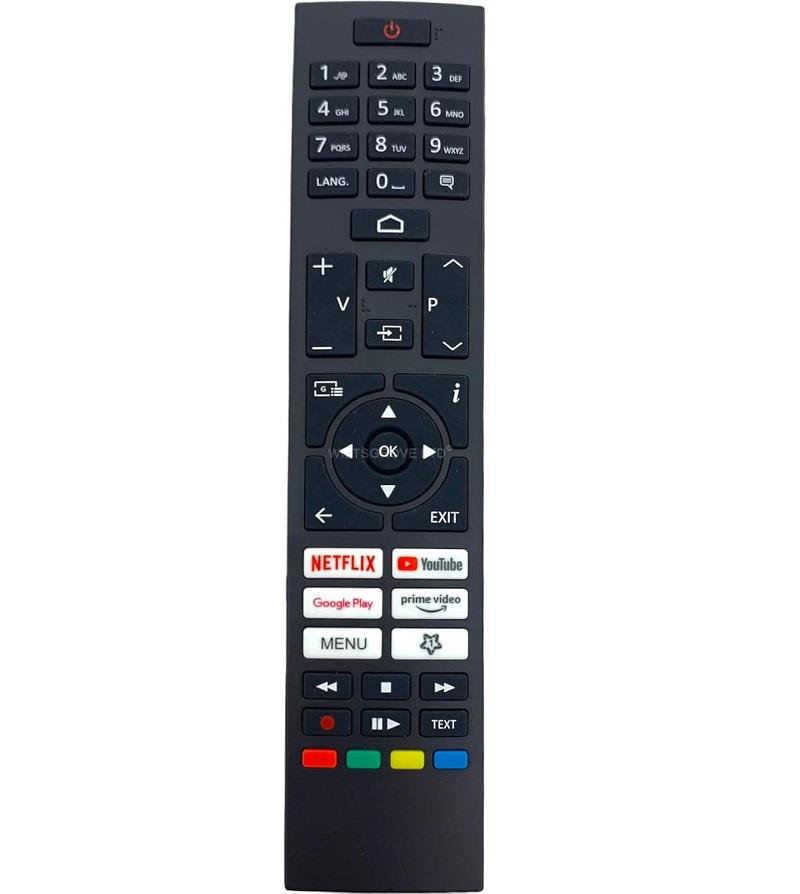 Vestel 65UT9740 İle Uyumlu Smart Tv Kumandası-Mikrofonsuz