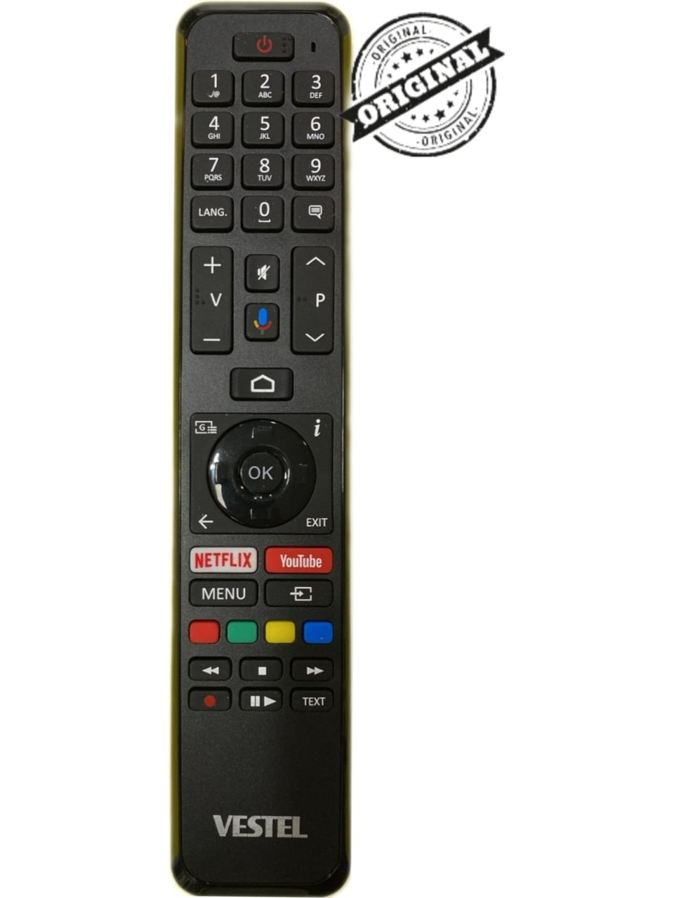 Vestel Android Smart LED Tv Kumanda Mikrofonlu Ses Komutlu Kumand