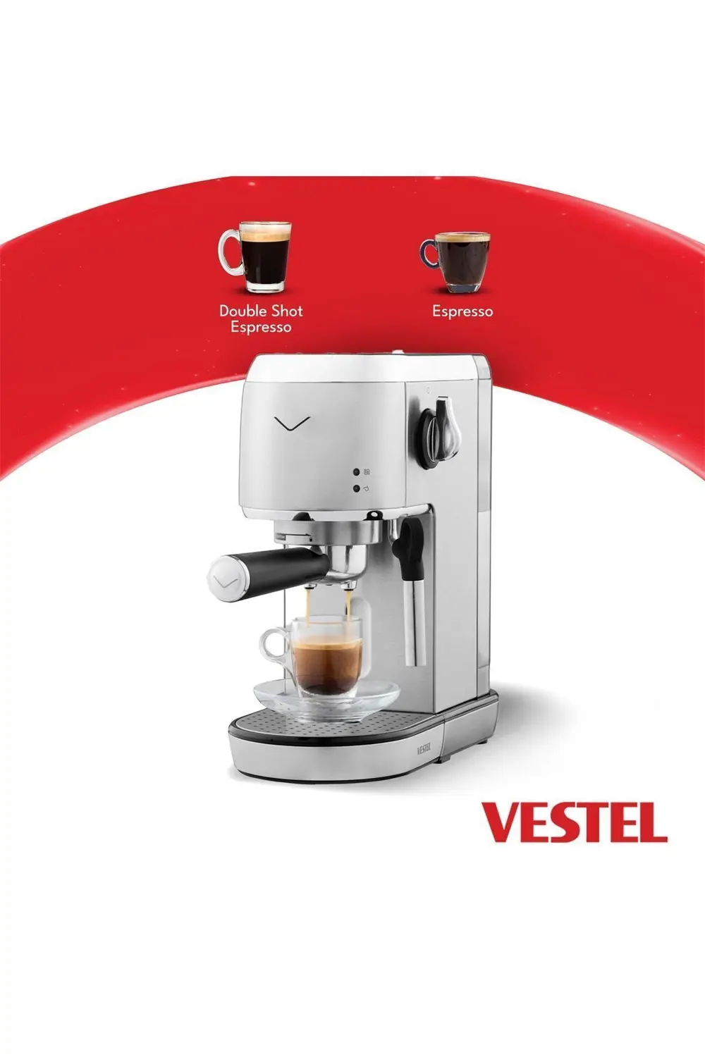 Vestel Barista Yarı Otomatik Espresso Makinesi