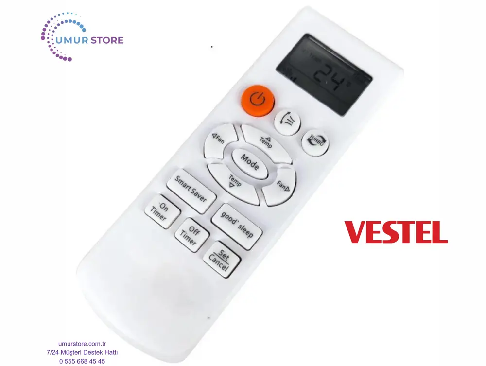 Vestel HTS-12 Uyumlu Klima Kumandası Vestel HTS-12 Uyumlu Klima Kumandası