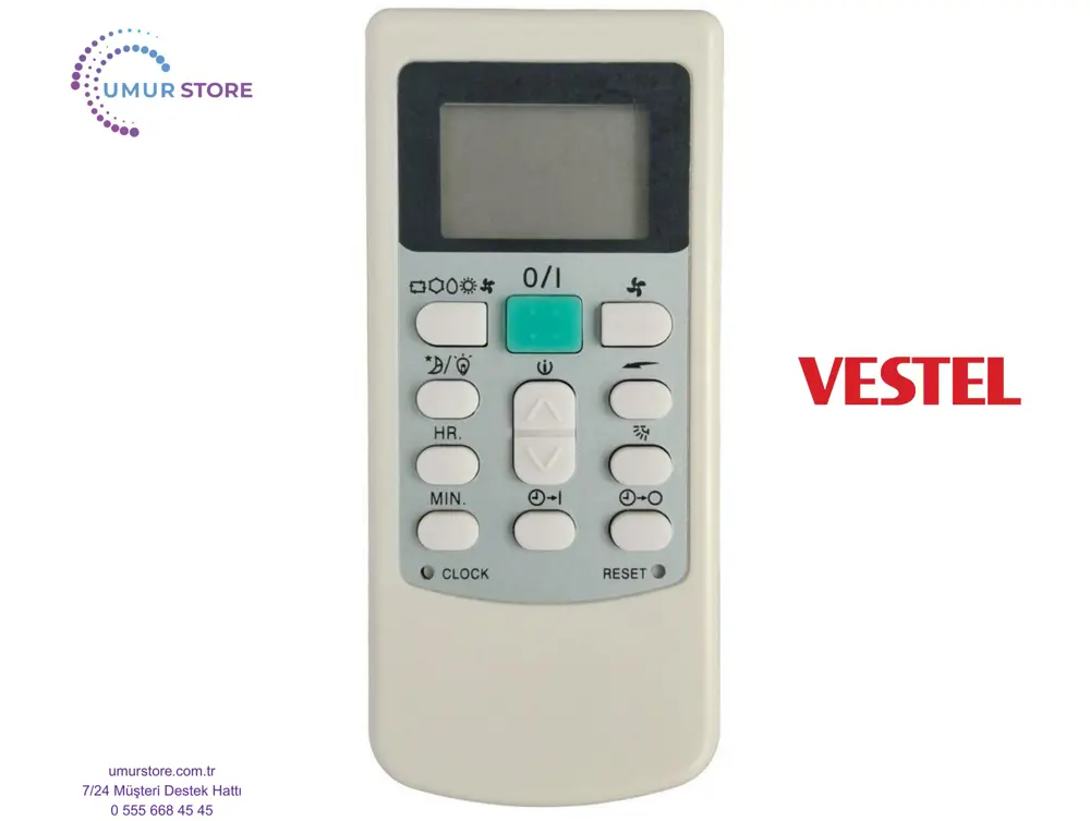 Vestel HYK-03 Uyumlu Klima Kumandası Vestel HYK-03 Uyumlu Klima Kumandası