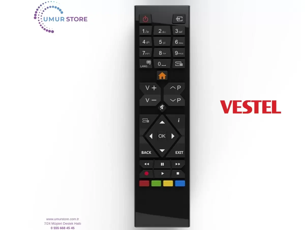 VESTEL İle Uyumlu 22F8500 LED TV Kumandası – Pembe Lila Kırmızı B VESTEL İle Uyumlu 22F8500 LED TV Kumandası – Pembe Lila Kırmızı B