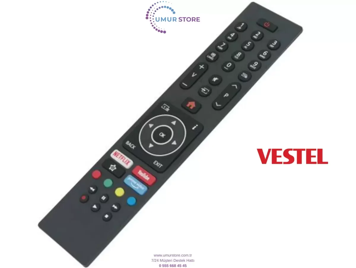 Vestel İle Uyumlu 43Q9900 Smart Led Tv Kumandası