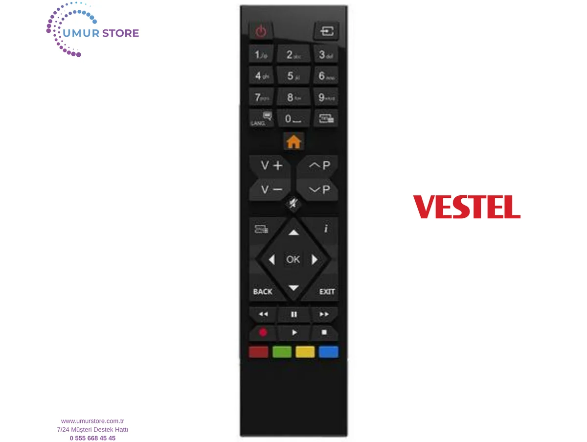 Vestel İle Uyumlu 43f8500b Led Tv Kumandası